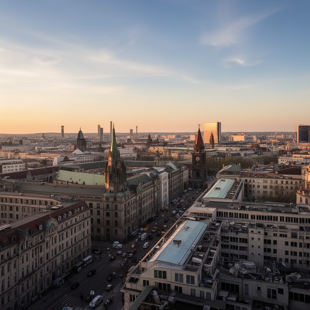 AI-generated illustration of Mitte