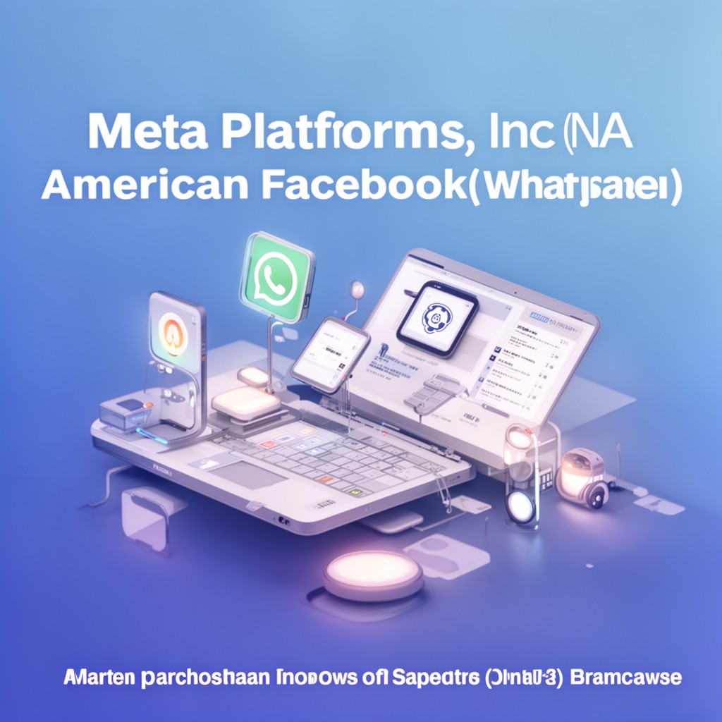 AI-generated illustration of Meta Platforms, Inc.