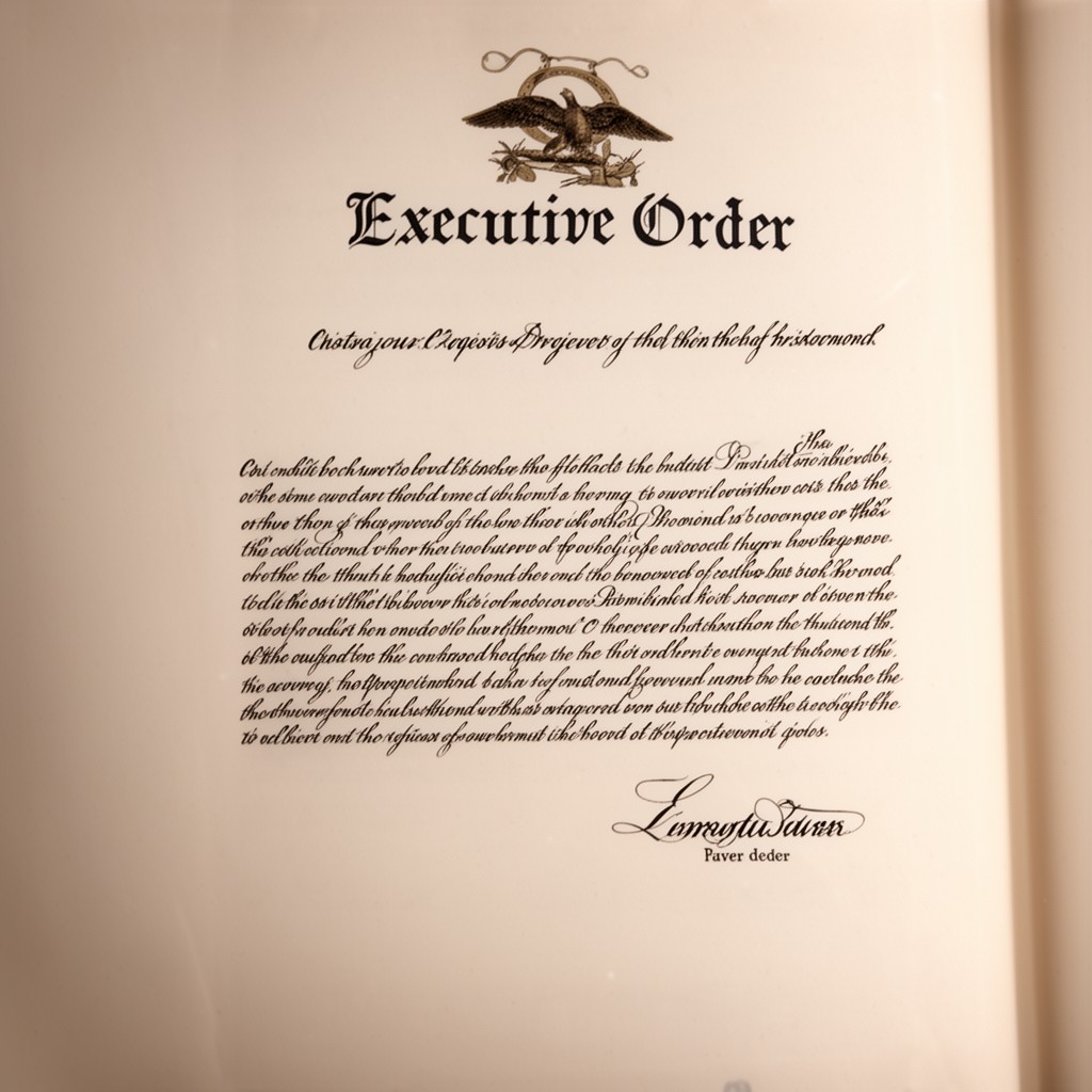 AI-generated illustration of Executive Order 11085