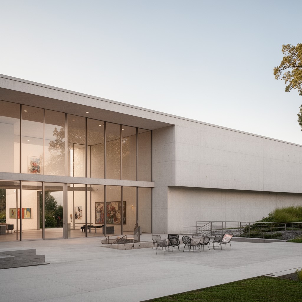 AI-generated illustration of Beyeler Foundation Museum