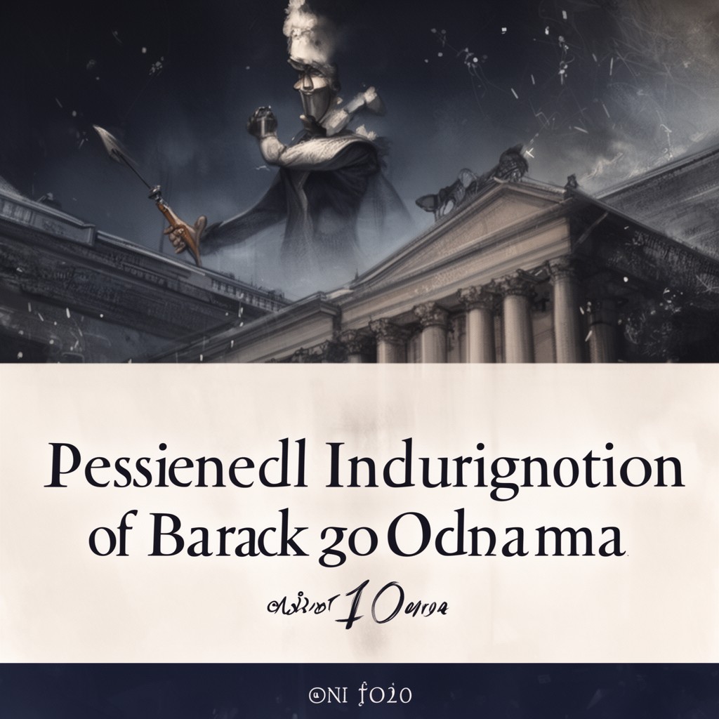 AI-generated illustration of 2009 U.S. presidential inauguration of Barack Obama