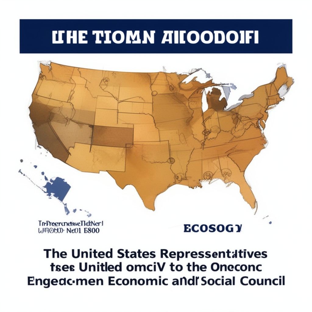 AI-generated illustration of United States Representative to the United Nations Economic and Social Council