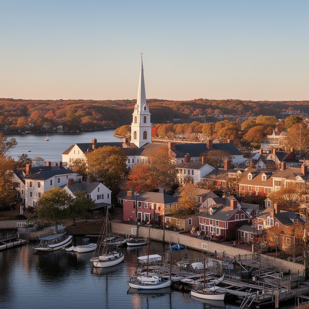 AI-generated illustration of Plymouth