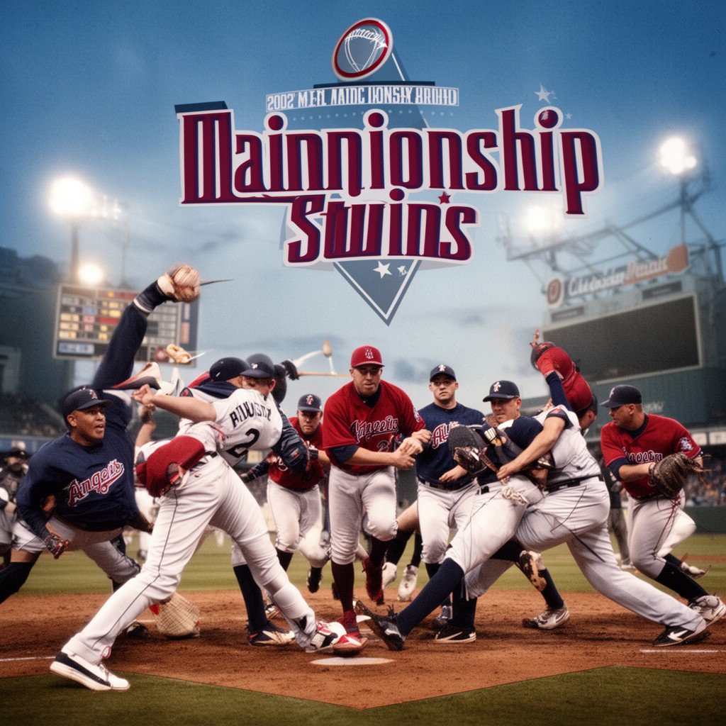 AI-generated illustration of 2002 American League Championship Series