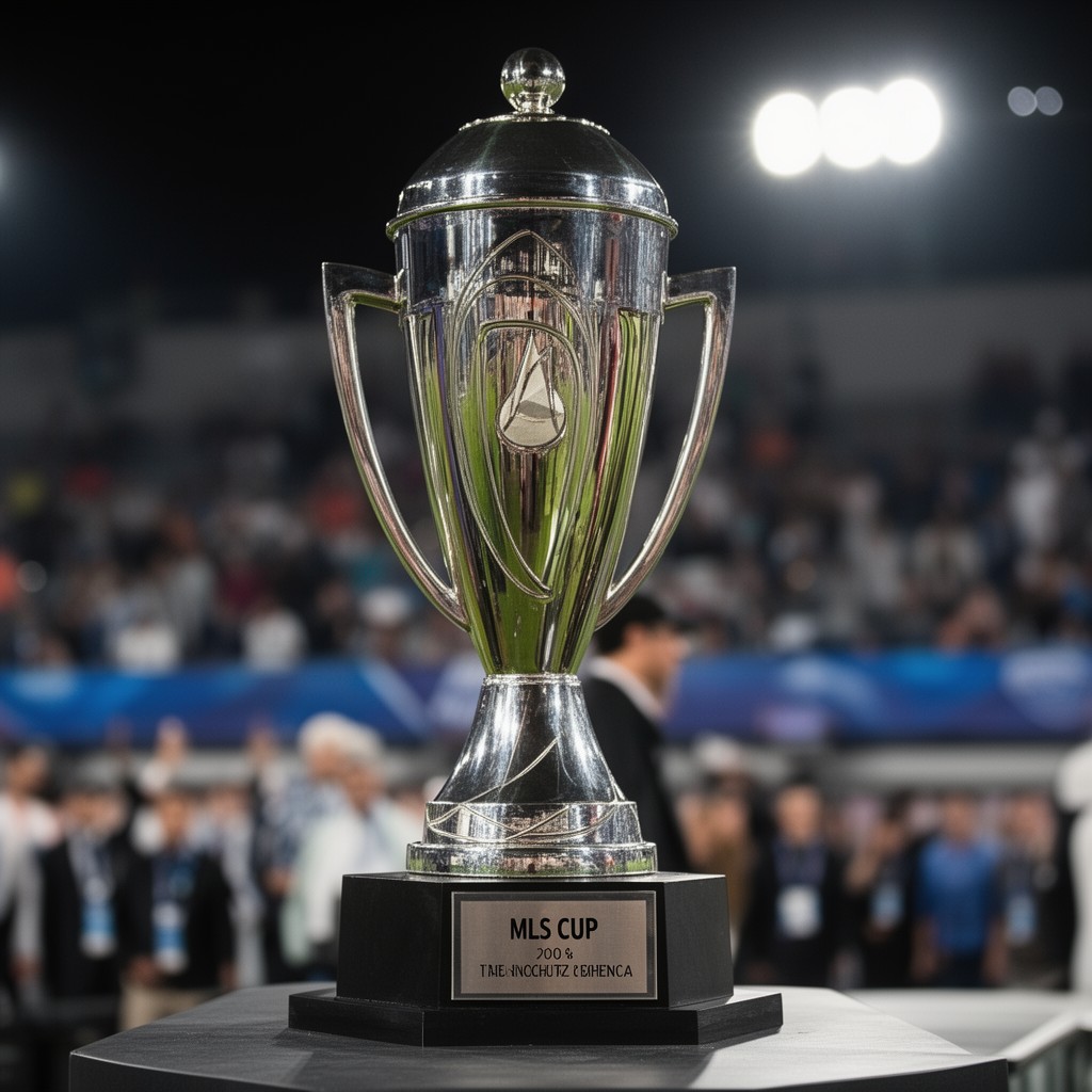 AI-generated illustration of MLS Cup trophy