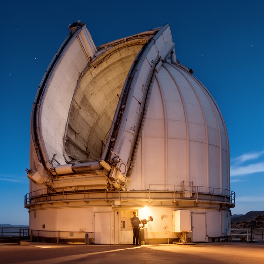 AI-generated illustration of Swope Telescope