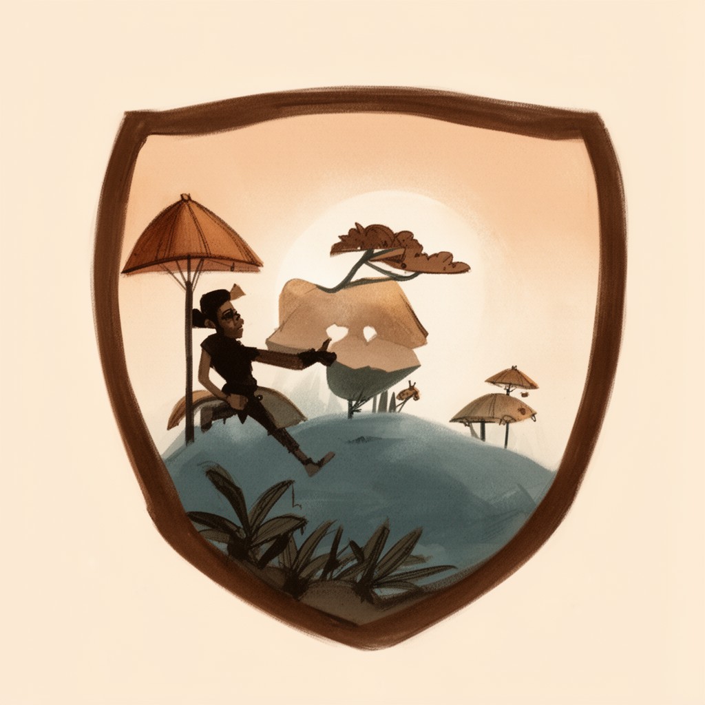 AI-generated illustration of Sranan
