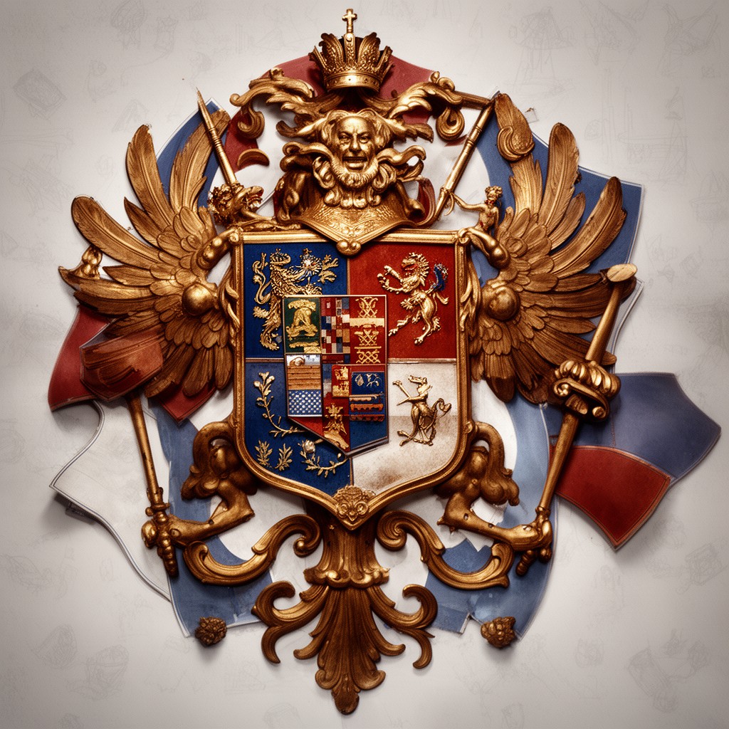 AI-generated illustration of Habsburg coat of arms