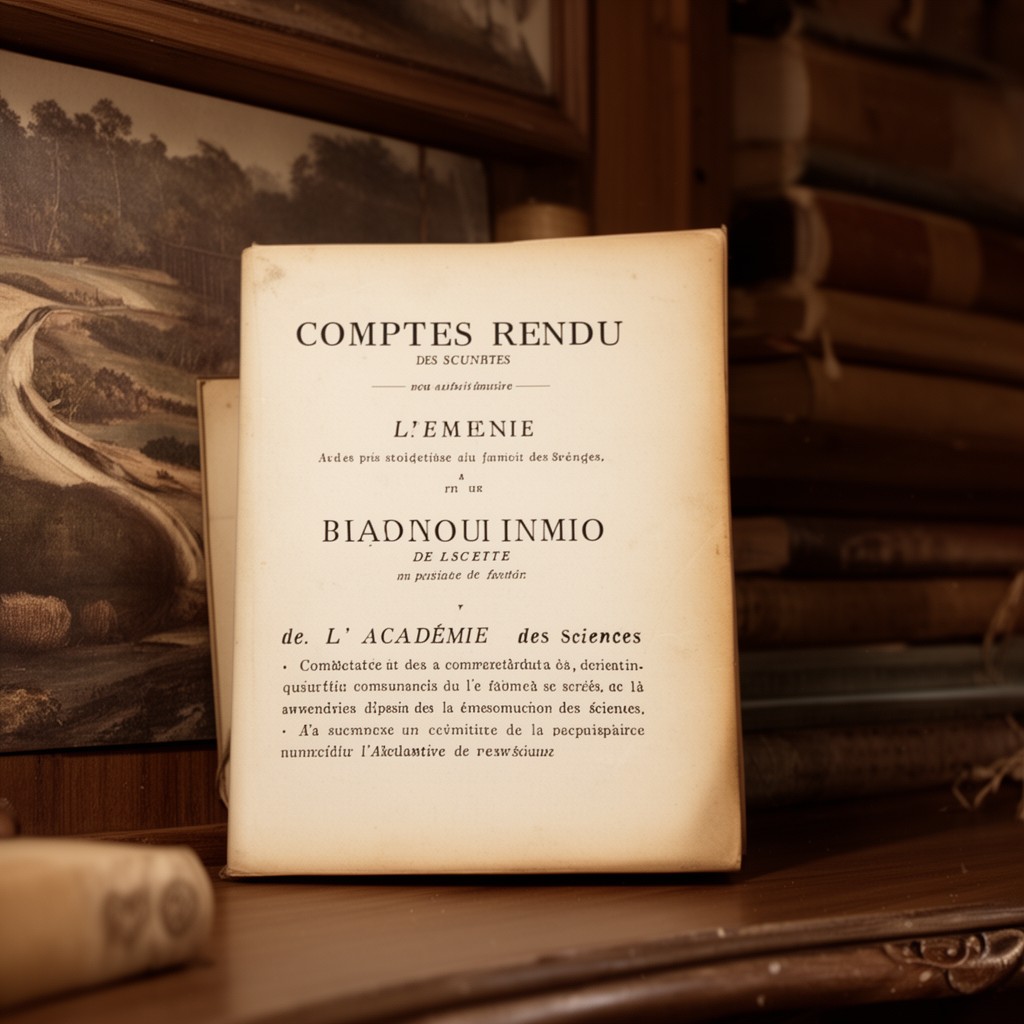 AI-generated illustration of Comptes rendus de l’Académie des sciences