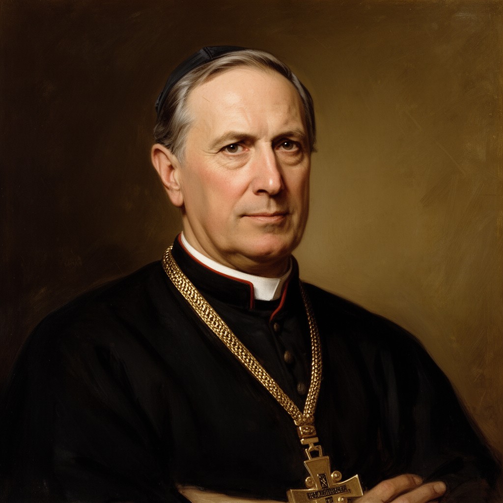 AI-generated illustration of von Galen