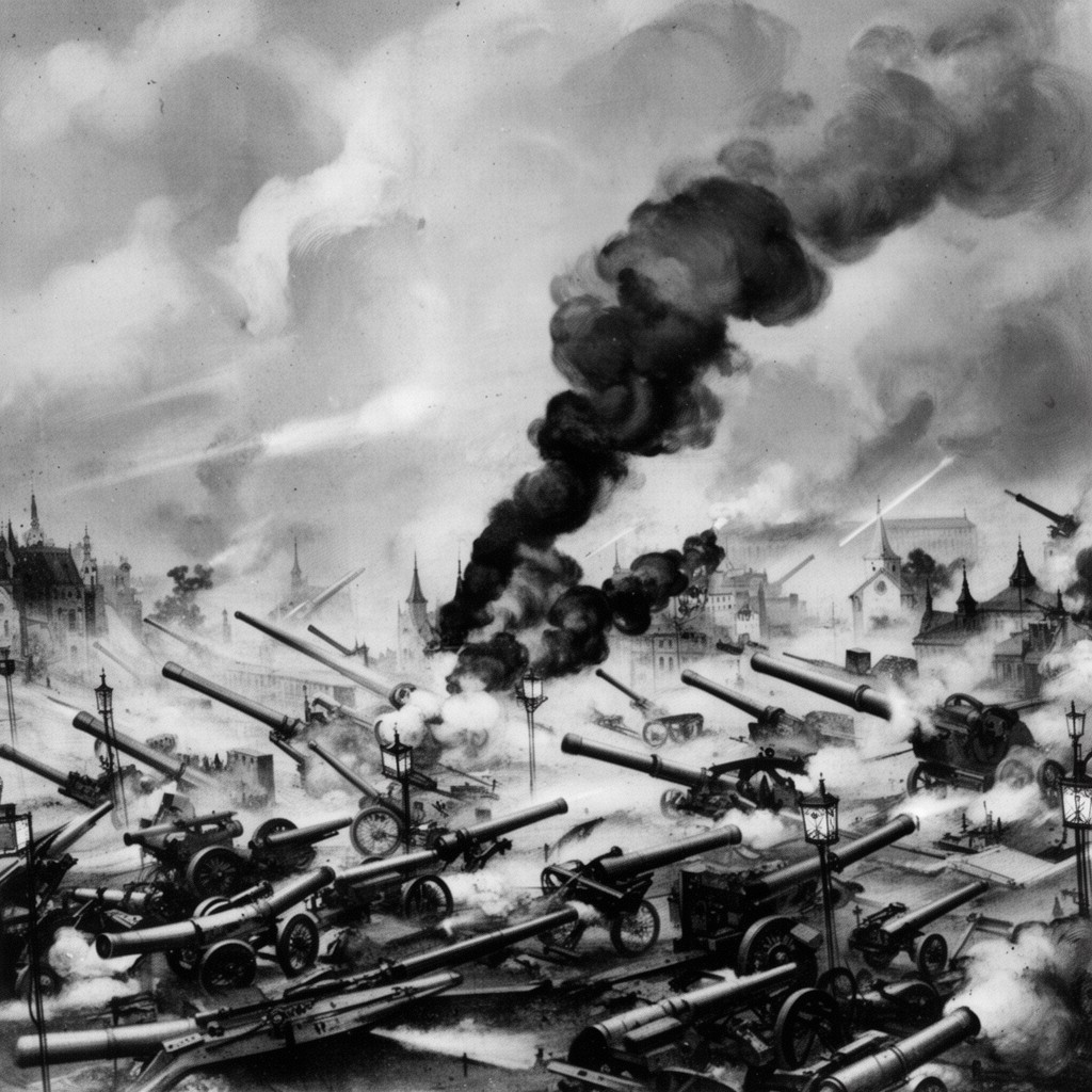 AI-generated illustration of Bombing Bernard