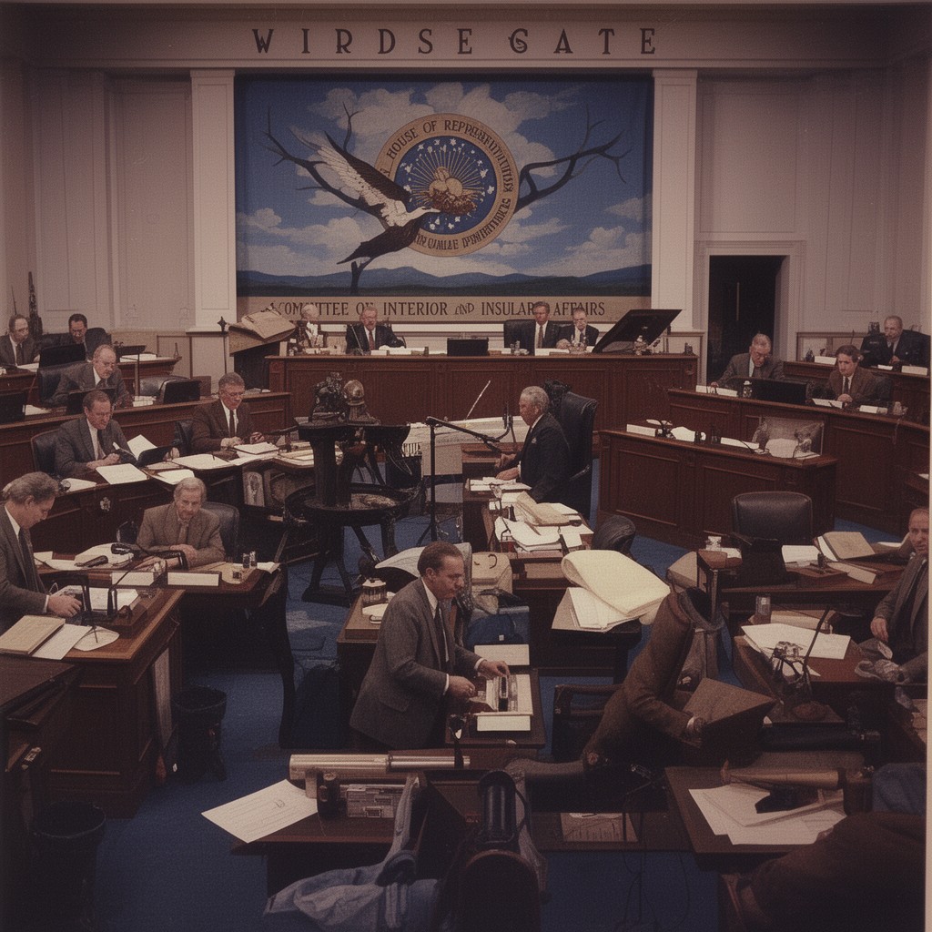 AI-generated illustration of United States House of Representatives Committee on Interior and Insular Affairs