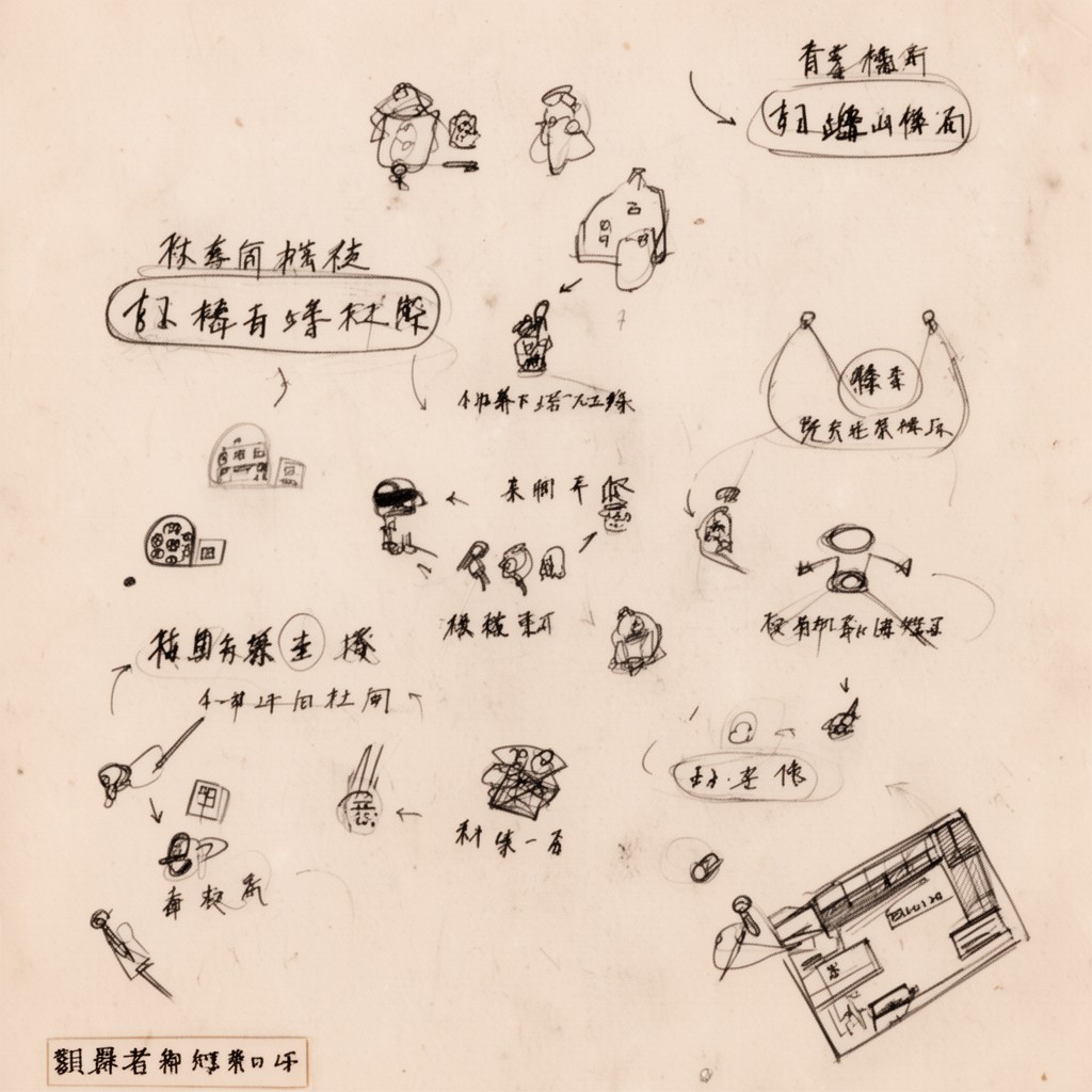 AI-generated illustration of Kyushu dialect