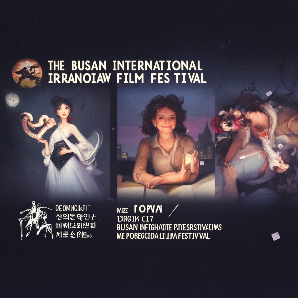 AI-generated illustration of Busan International Film Festival