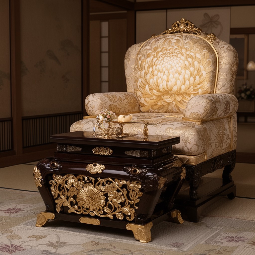 AI-generated illustration of Chrysanthemum Throne