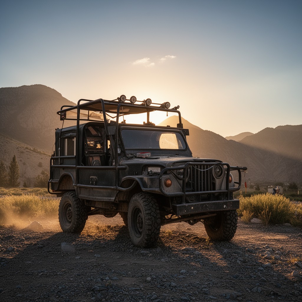 AI-generated illustration of Jeep