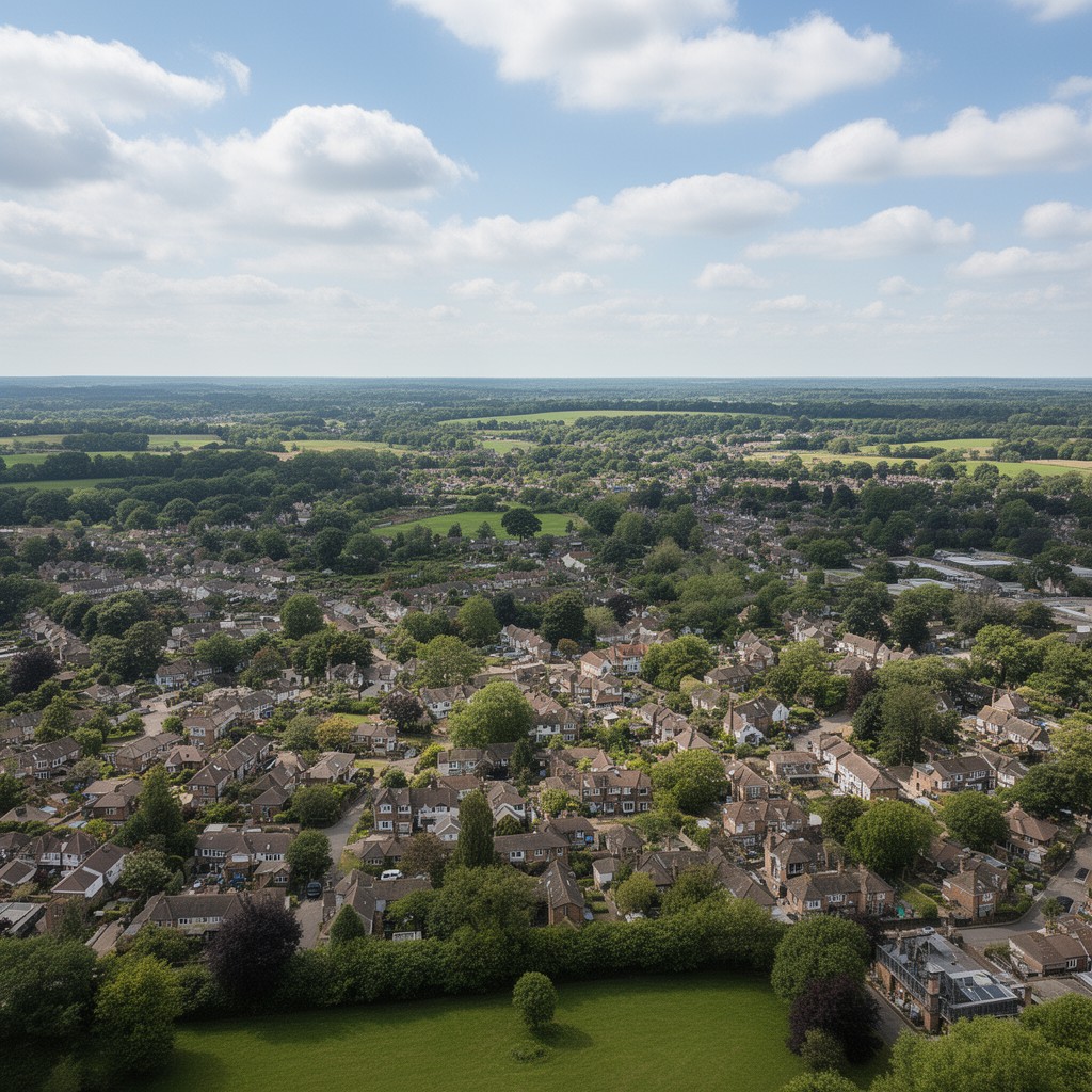 AI-generated illustration of Frimley
