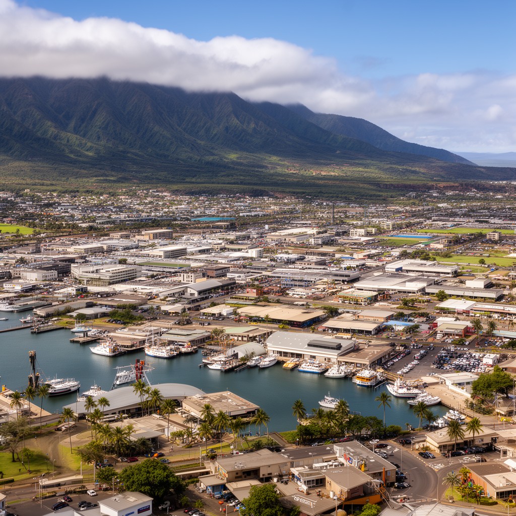AI-generated illustration of Kahului