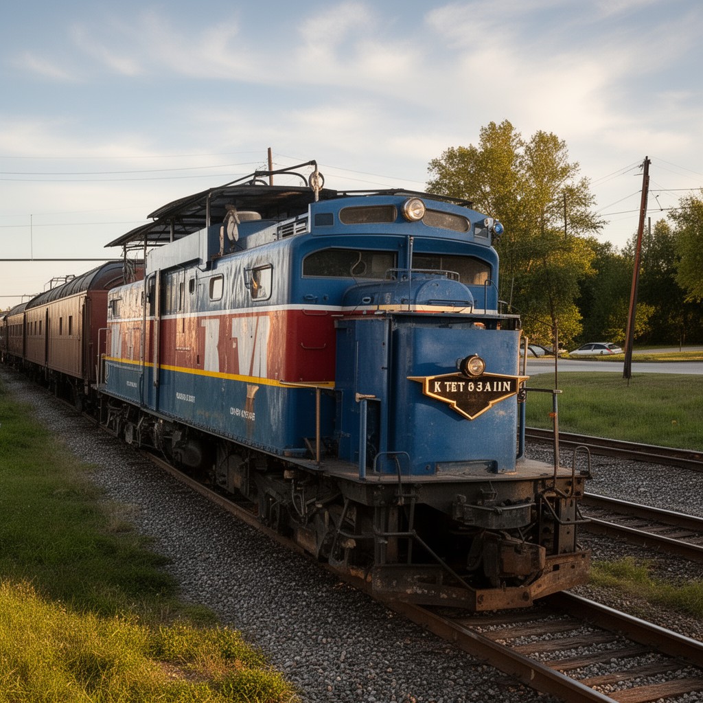 AI-generated illustration of Missouri–Kansas–Texas Railroad