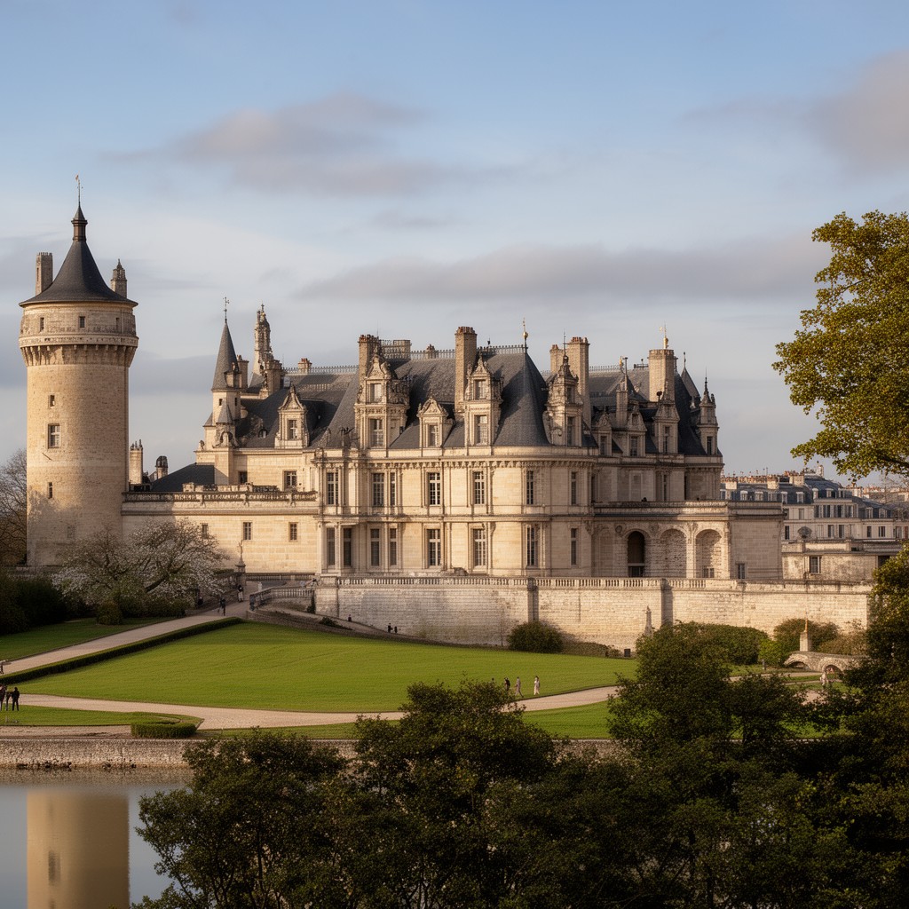 AI-generated illustration of Château de Saint-Germain-en-Laye