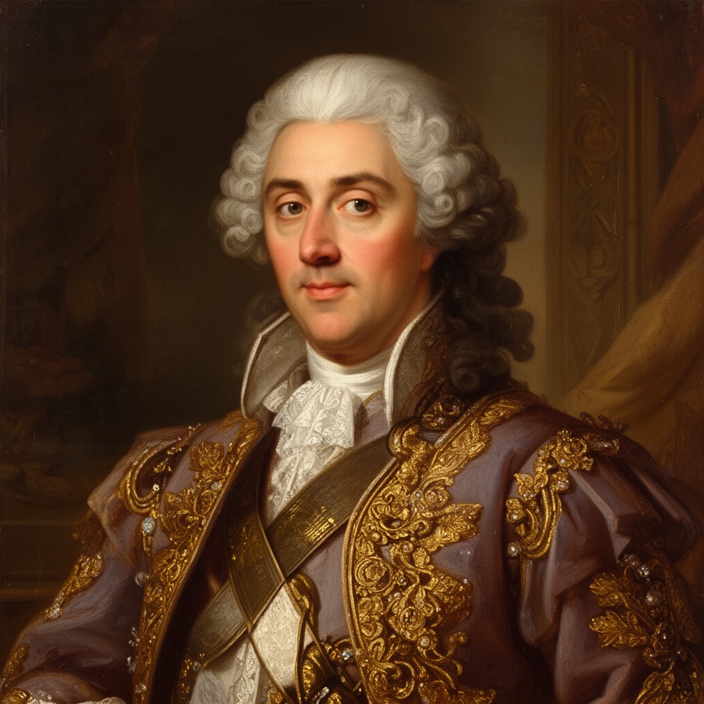 AI-generated illustration of Philippe II, Duke of Orléans