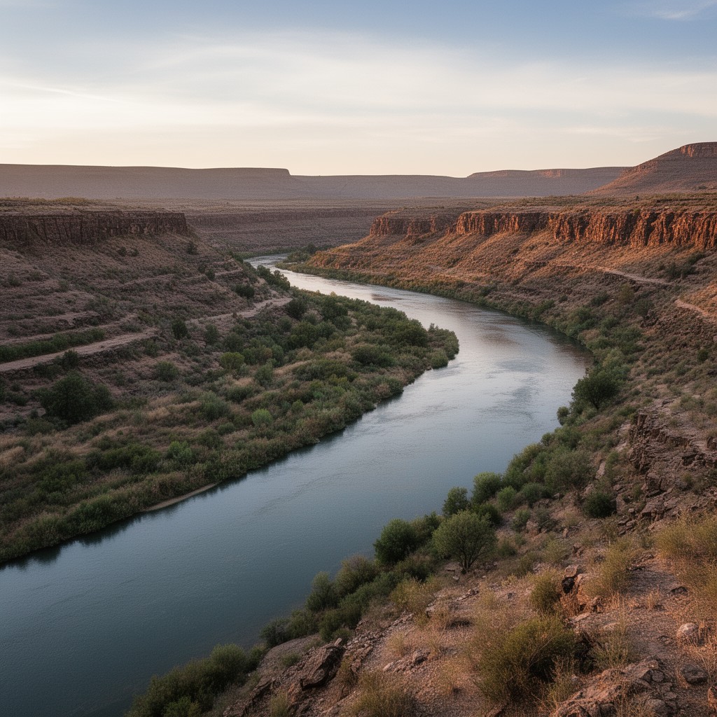 AI-generated illustration of Rio Grande
