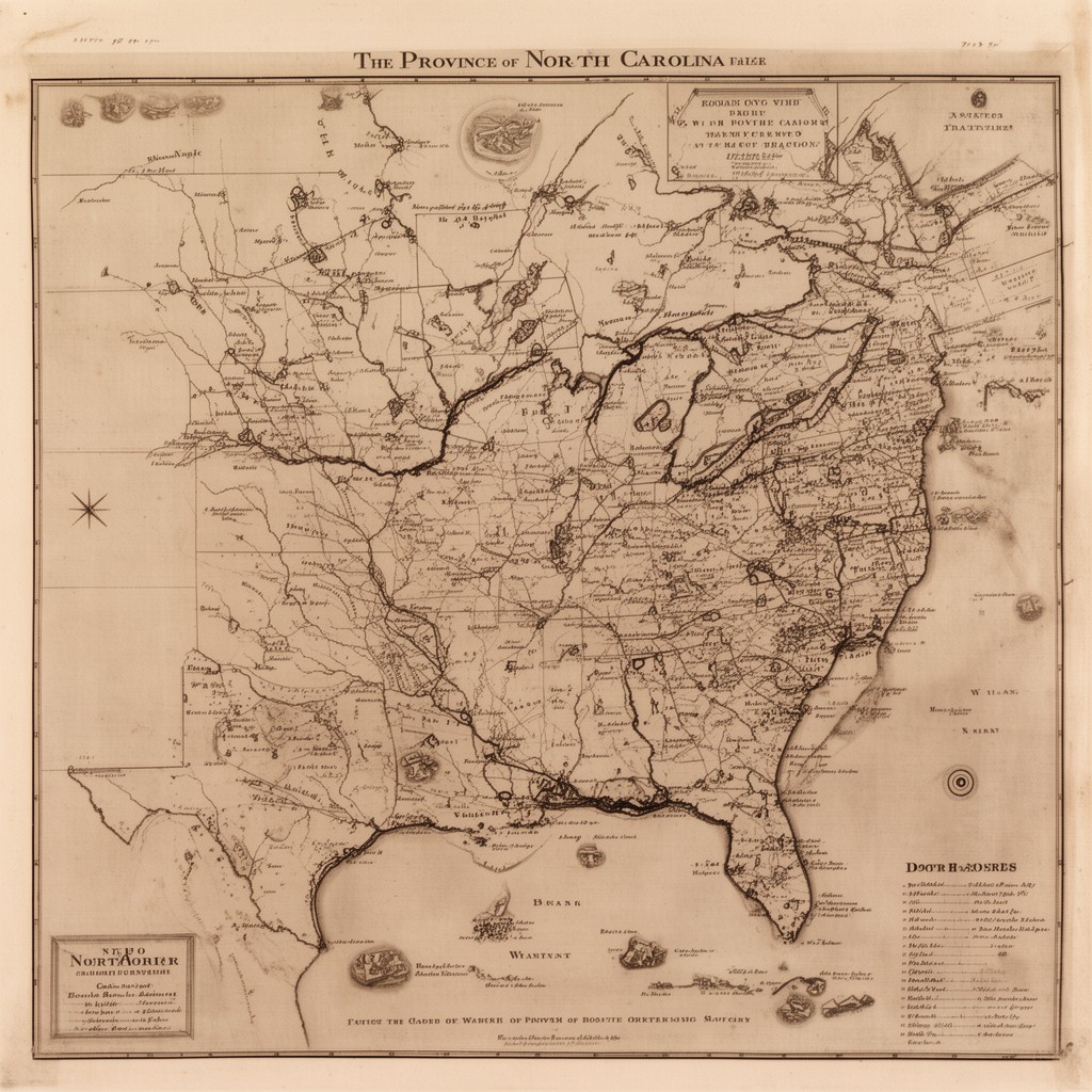AI-generated illustration of Province of North Carolina