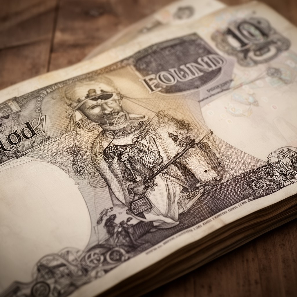 AI-generated illustration of Pound sterling
