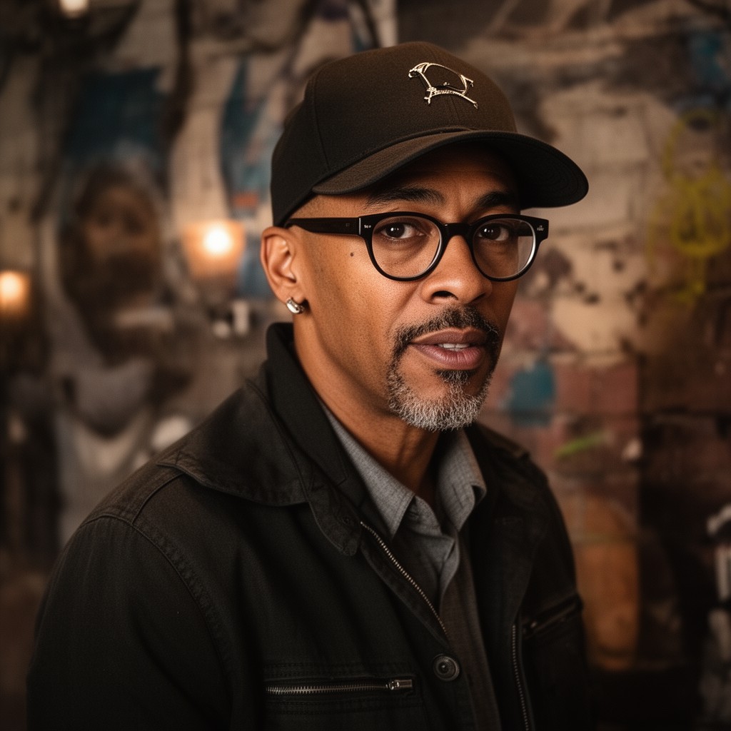AI-generated illustration of Spike Lee
