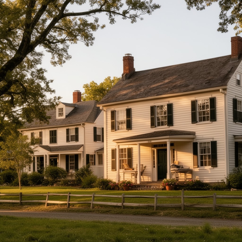 AI-generated illustration of The Wayside (historic house in Concord)