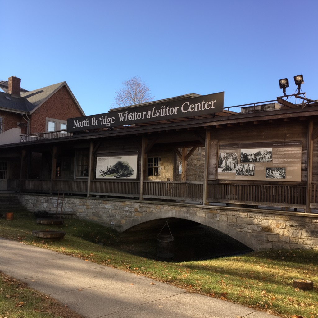 AI-generated illustration of North Bridge Visitor Center