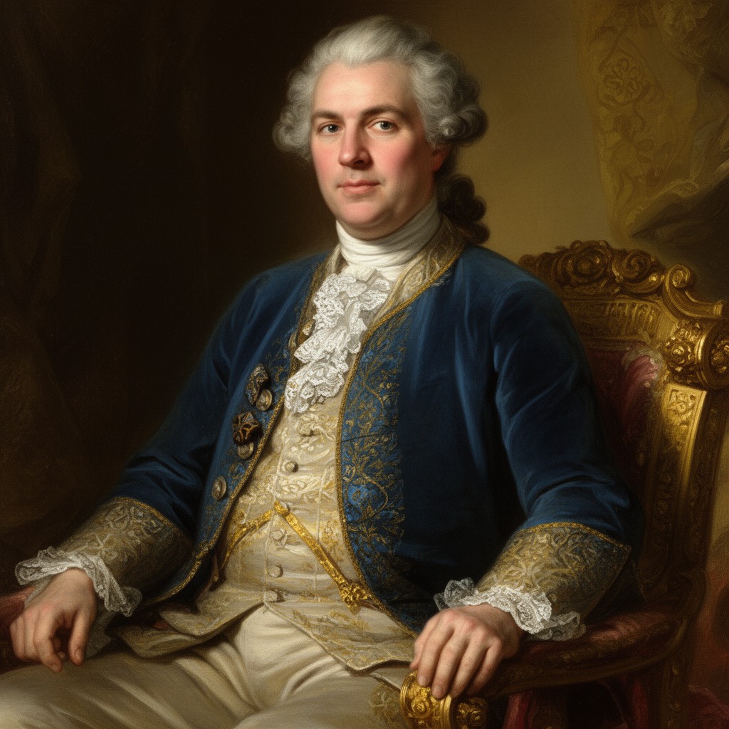 AI-generated illustration of George III of the United Kingdom