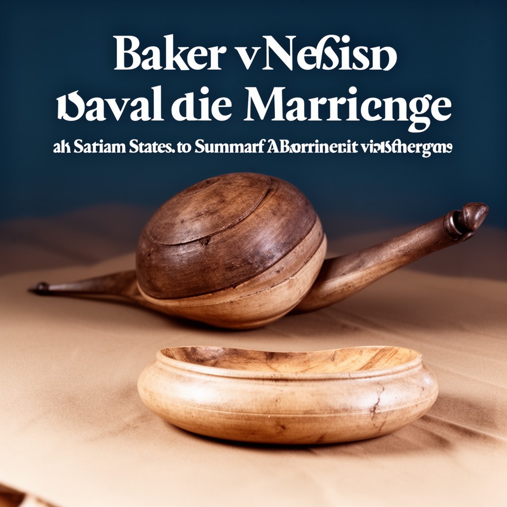 AI-generated illustration of Baker v. Nelson
