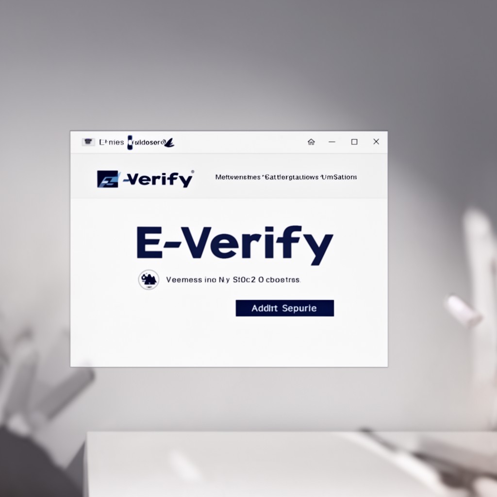 AI-generated illustration of E-Verify