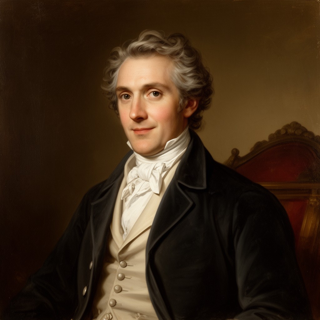 AI-generated illustration of William Pitt the Younger