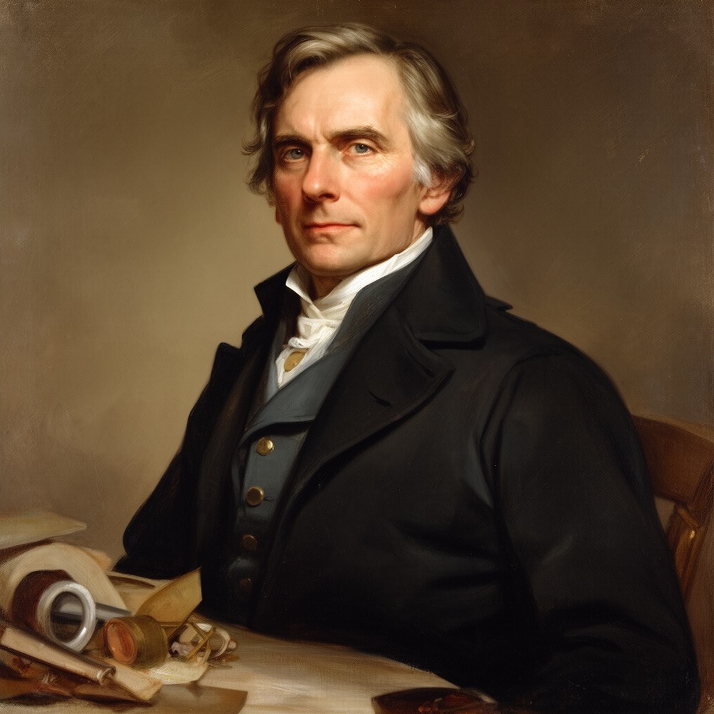 AI-generated illustration of William Henry Harrison