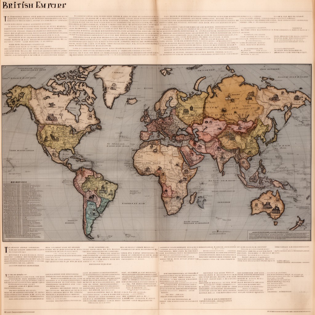 AI-generated illustration of British Empire