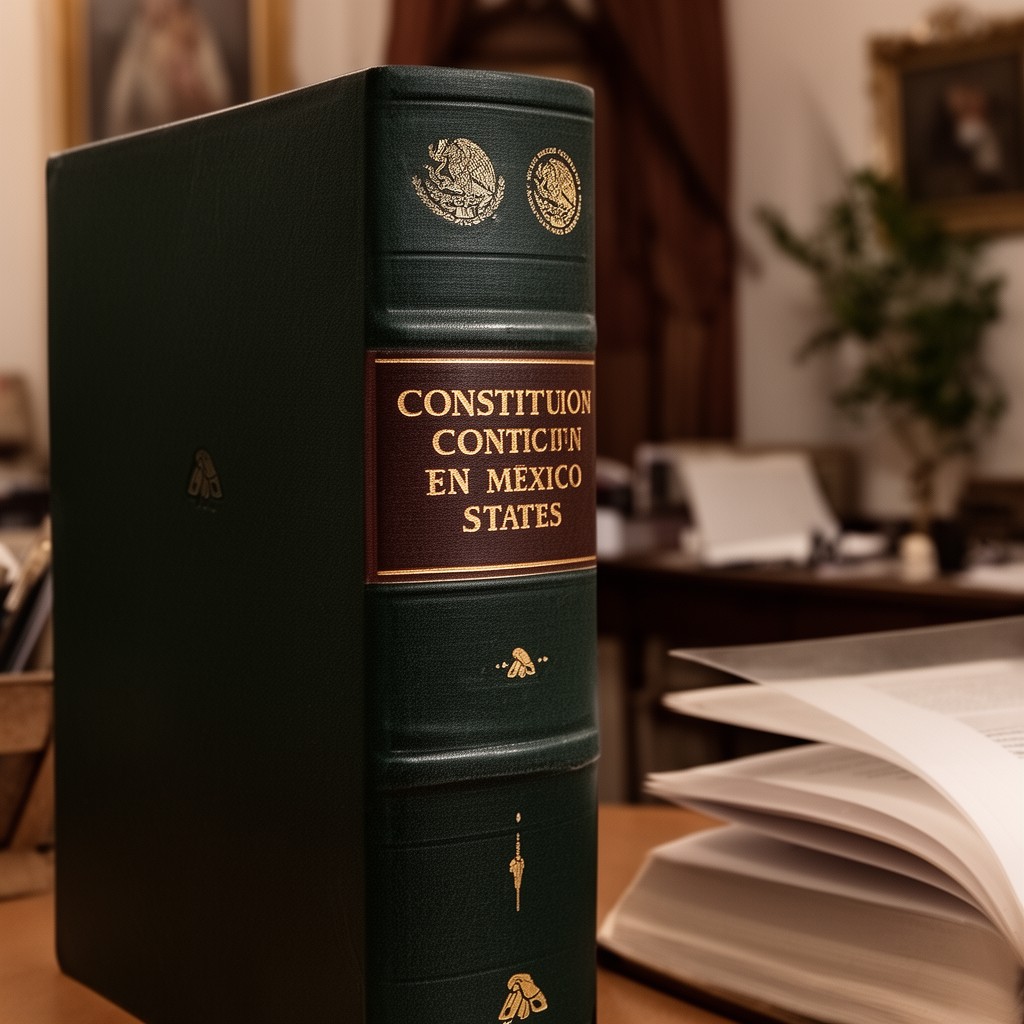 AI-generated illustration of Political Constitution of the United Mexican States