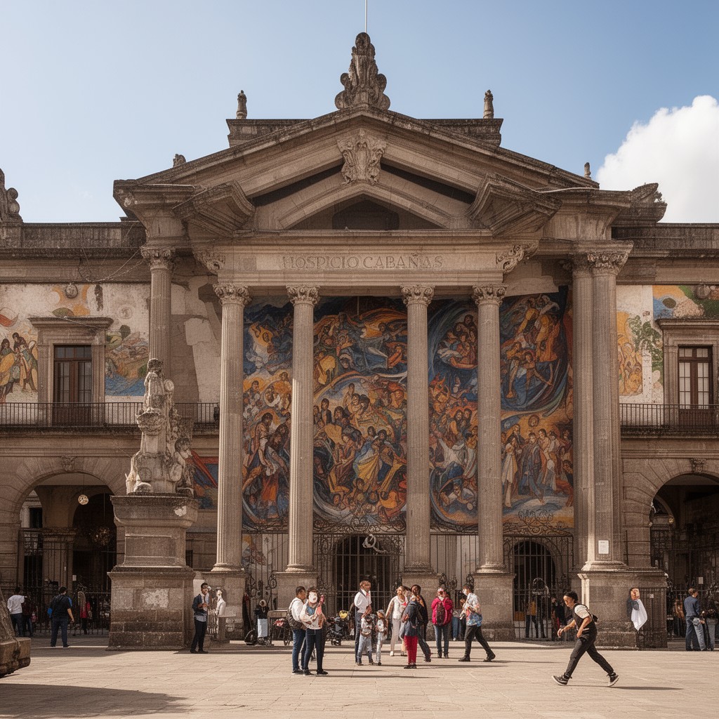 AI-generated illustration of Hospicio Cabañas