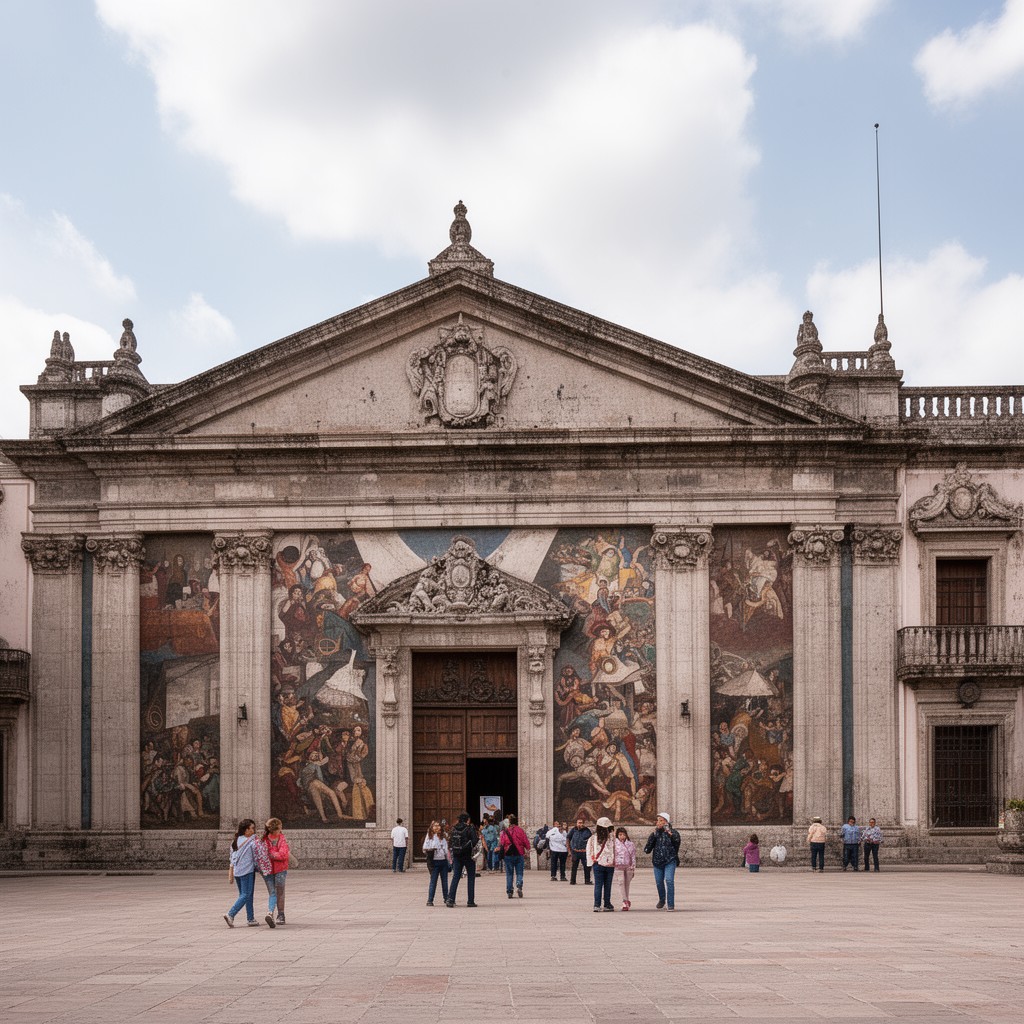AI-generated illustration of UNESCO World Heritage Site (Hospicio Cabañas)