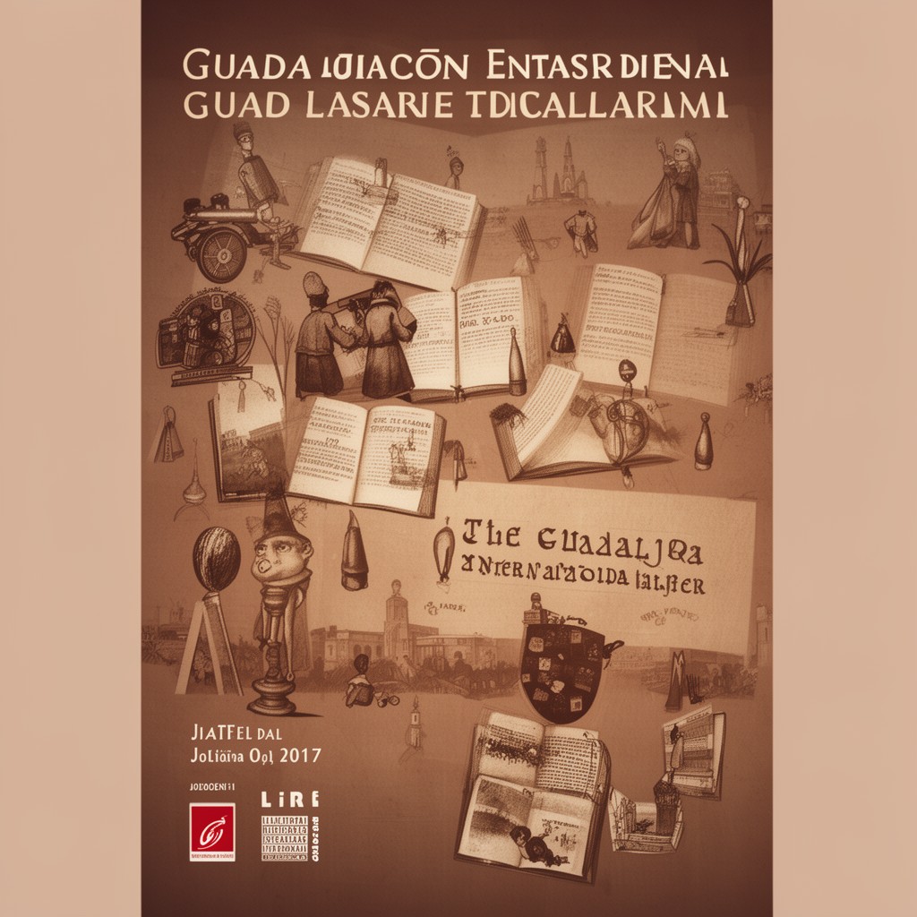 AI-generated illustration of Guadalajara International Book Fair