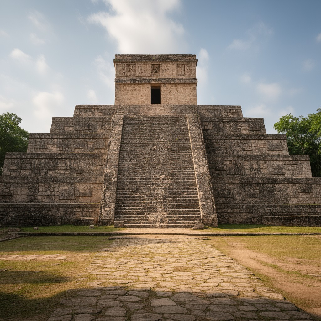 AI-generated illustration of Maya civilization