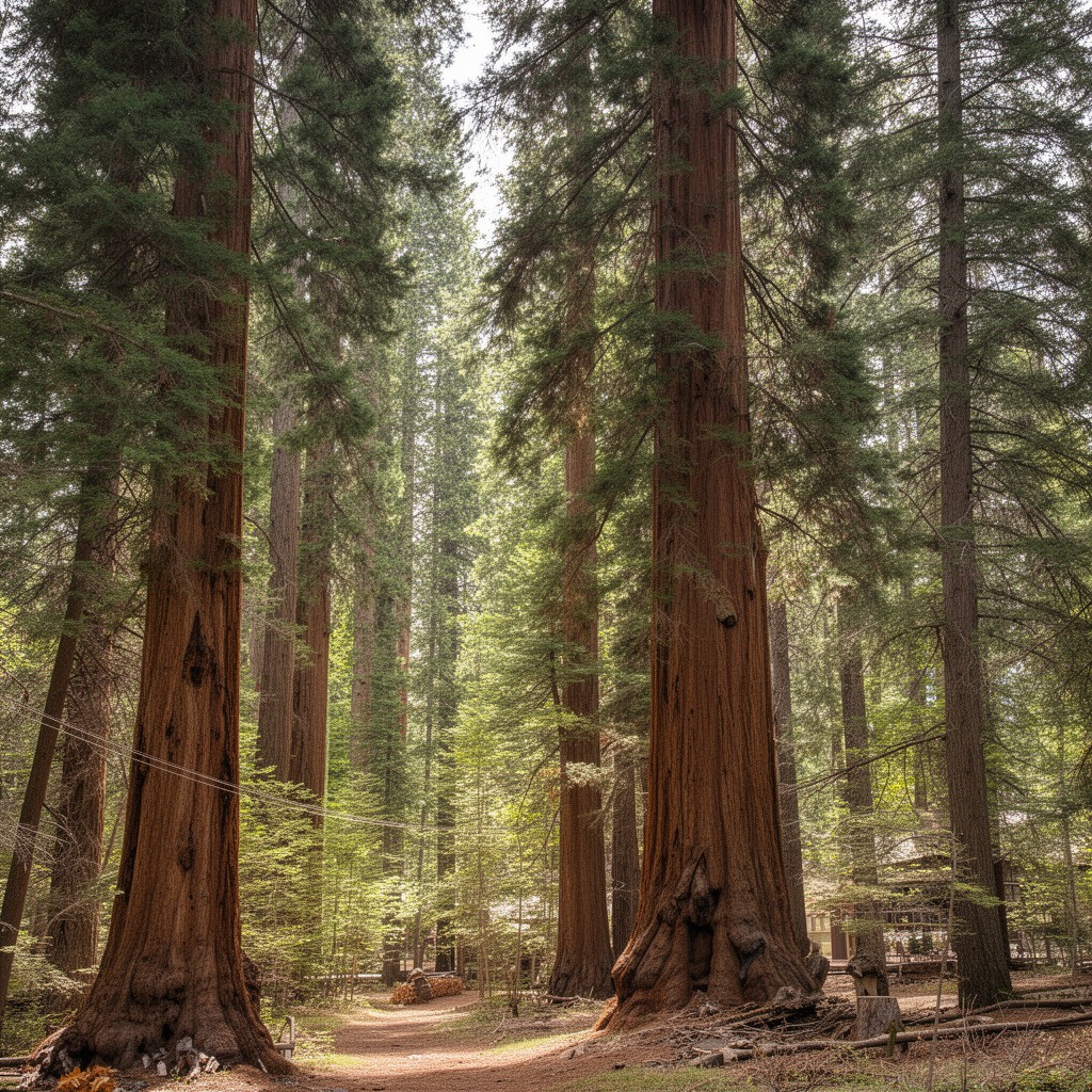 AI-generated illustration of Giant Sequoia National Monument
