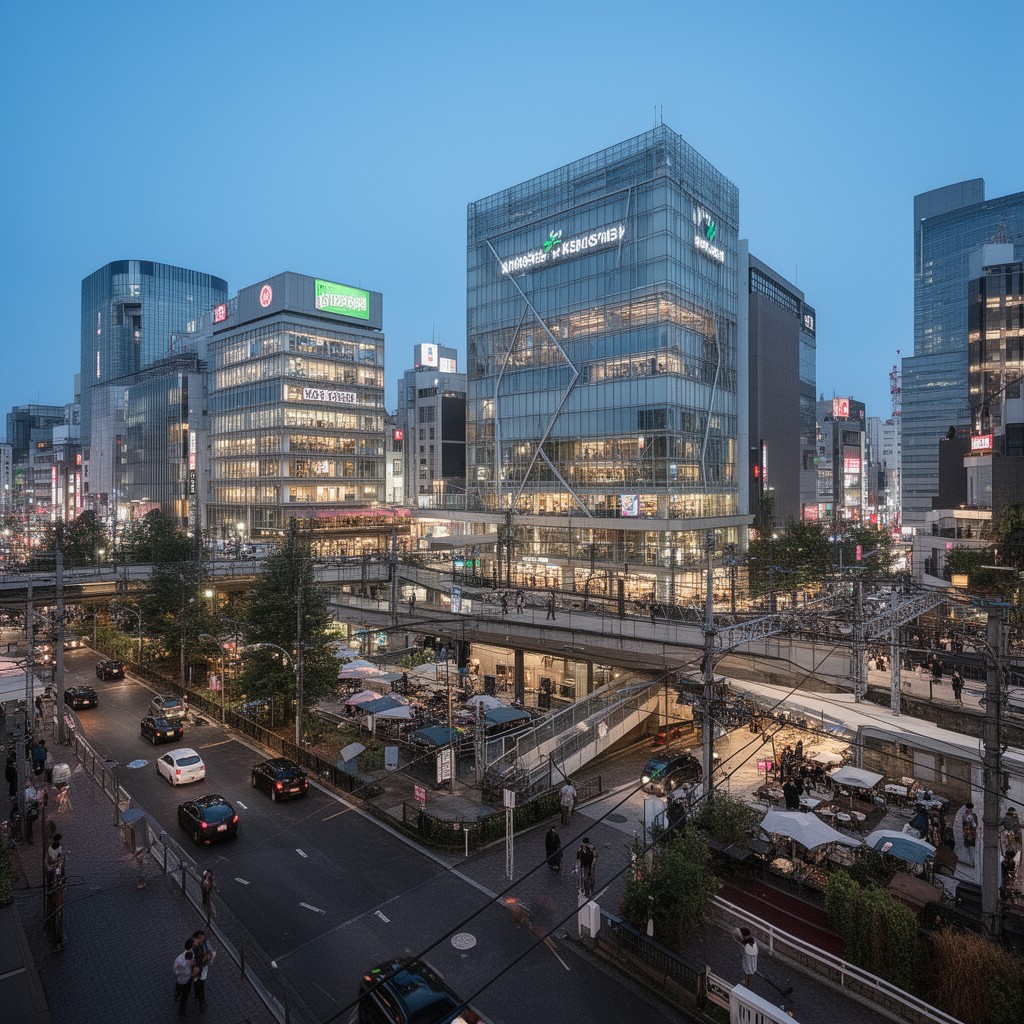 AI-generated illustration of Shibuya Stream