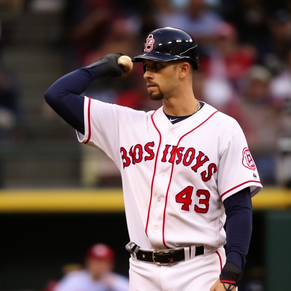 AI-generated illustration of Mike Lowell