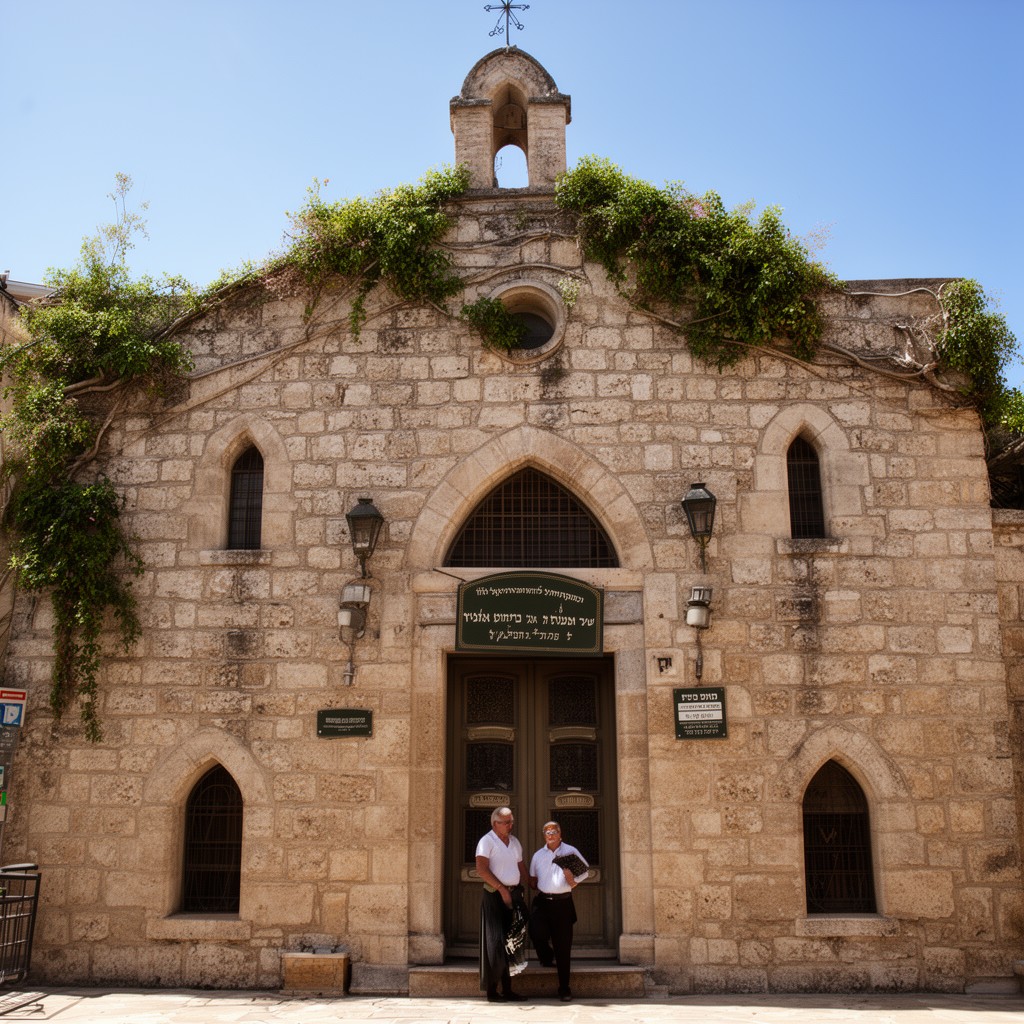 AI-generated illustration of Ari Ashkenazi Synagogue