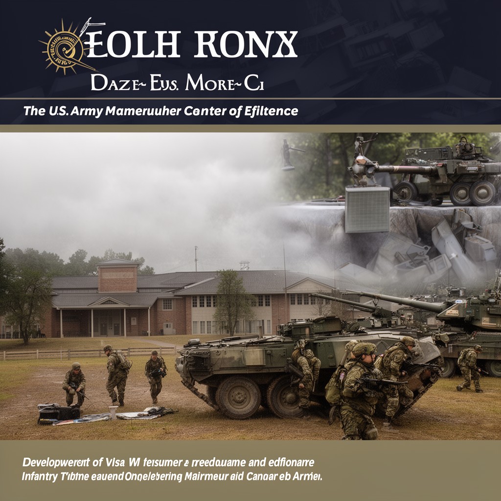 AI-generated illustration of U.S. Army Maneuver Center of Excellence