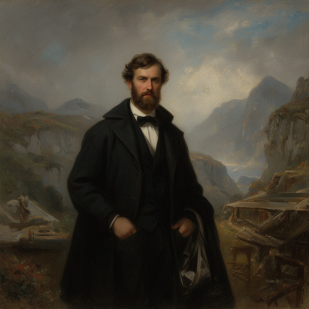 AI-generated illustration of Frederic Edwin Church