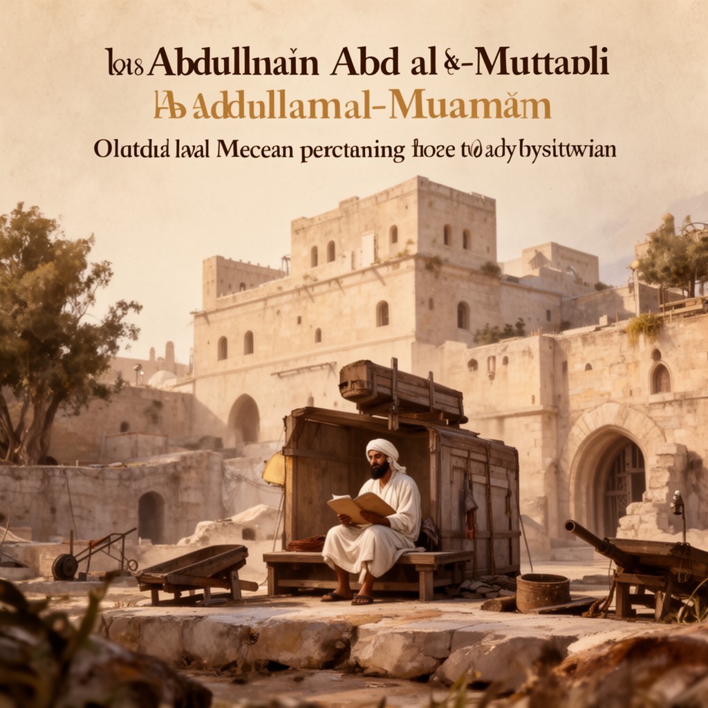 AI-generated illustration of Abdullah ibn Abd al-Muttalib