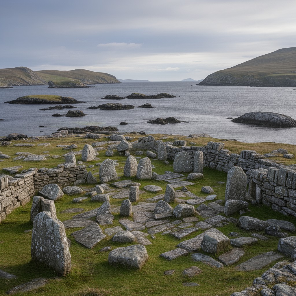 AI-generated illustration of Orkney Islands